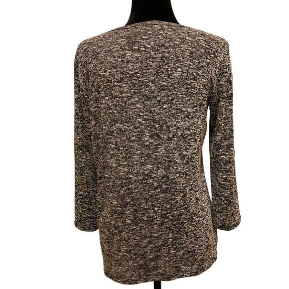 Charming Charlie Lightweight Gray Knit Crochet Collar Size M - Picture 4 of 11